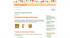 Desktop Screenshot of christmas-song.com